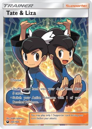 Image of Tate & Liza (Full Art) 166  - Holofoil SM  Celestial Storm - Ultra Rare