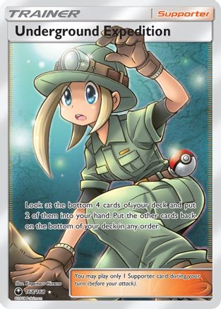 Image of Underground Expedition (Full Art) 168  - Holofoil SM  Celestial Storm - Ultra Rare