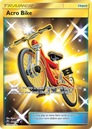 Image of Acro Bike (Secret) 178  - Holofoil SM  Celestial Storm - Secret Rare
