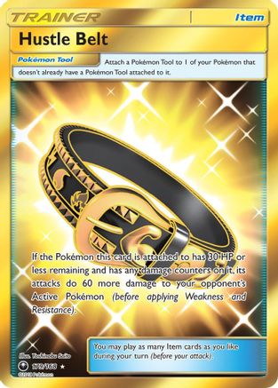 Image of Hustle Belt (Secret) 179  - Holofoil SM  Celestial Storm - Secret Rare