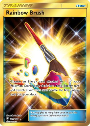 Image of Rainbow Brush (Secret) 182  - Holofoil SM  Celestial Storm - Secret Rare