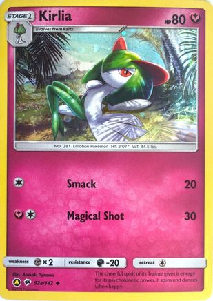 Image of Kirlia 92a/147  - Holofoil Alternate Art Promos - Promo