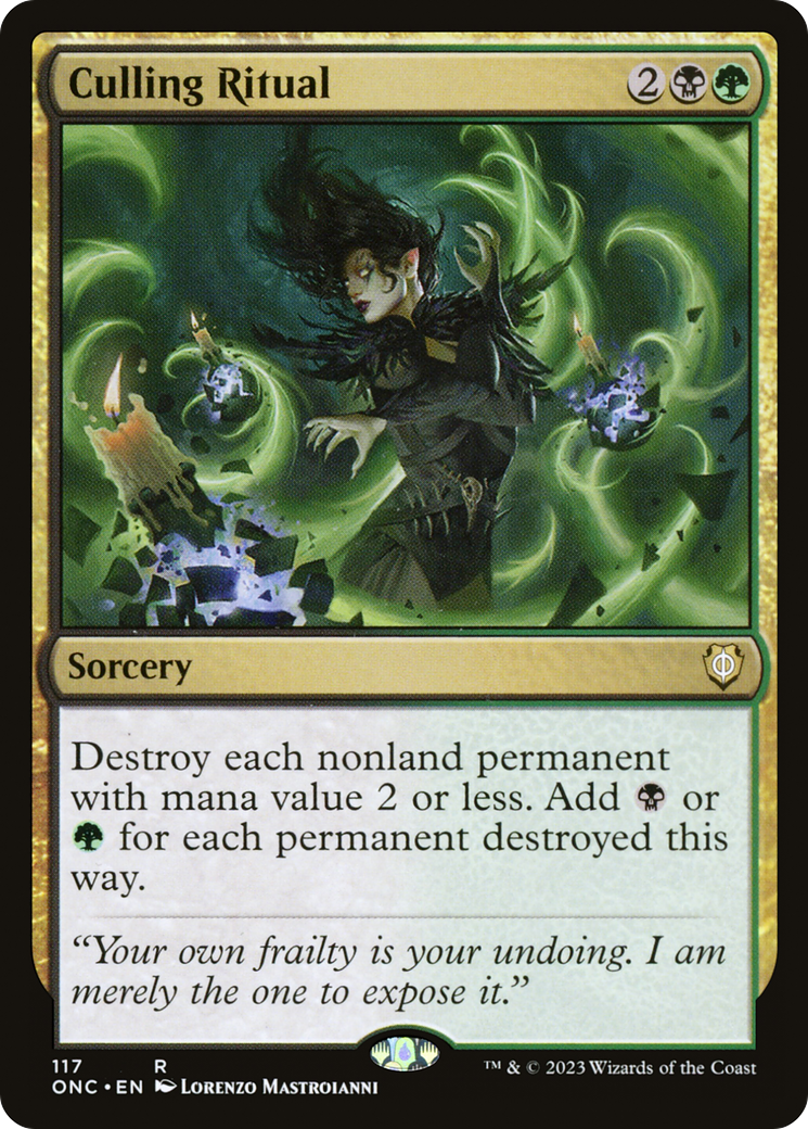 Image of Culling Ritual (ONC-117) - Phyrexia: All Will Be One Commander