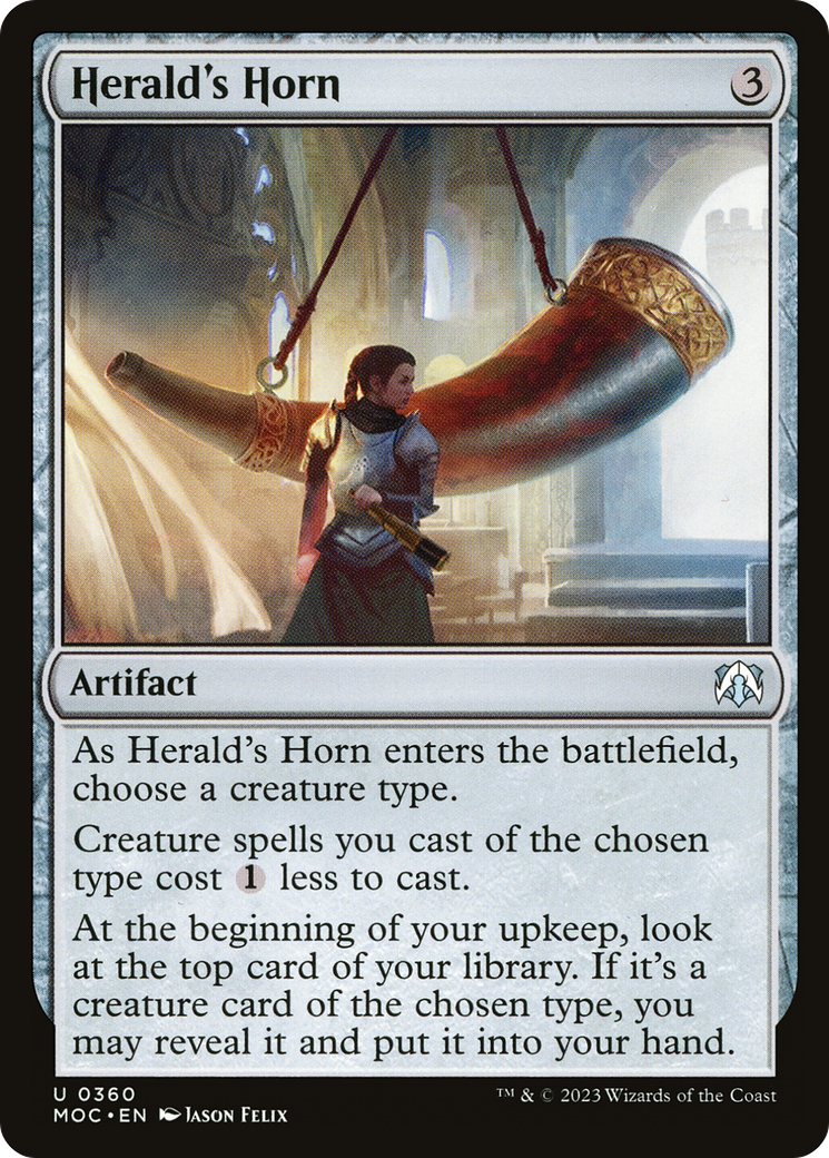 Image of Herald's Horn (MOC-360) - March of the Machine Commander