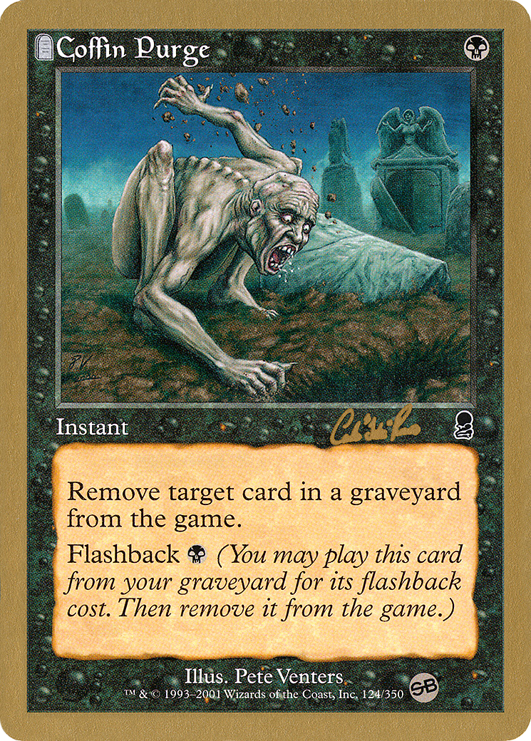 Image of Coffin Purge - 2002 Carlos Romao (ODY) (SB) (WCD-) - World Championship Decks 2002: (tombstone)