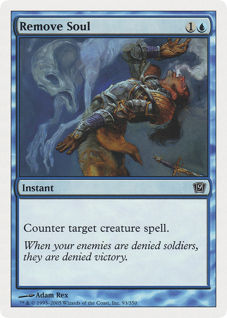 Image of Remove Soul (9ED-93★) - 9th Edition Foil
