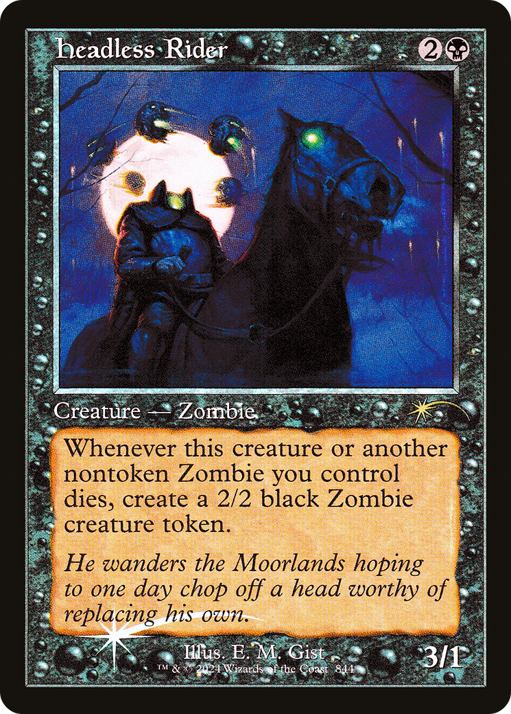 Image of Headless Rider (SLD-844) - Secret Lair Drop Foil