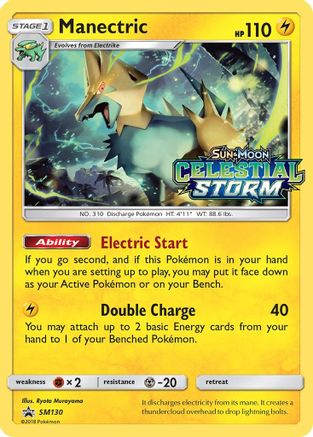 Image of Manectric (Prerelease) SM130  - Holofoil SM Promos - Promo