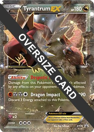 Image of Tyrantrum EX XY70  - Holofoil Jumbo Cards - Promo