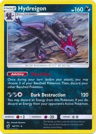 Image of Hydreigon 062/111  - Holofoil Deck Exclusives - Holo Rare