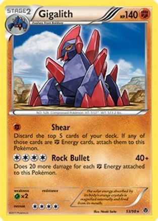 Image of Gigalith 053/98  - Holofoil Blister Exclusives - Promo