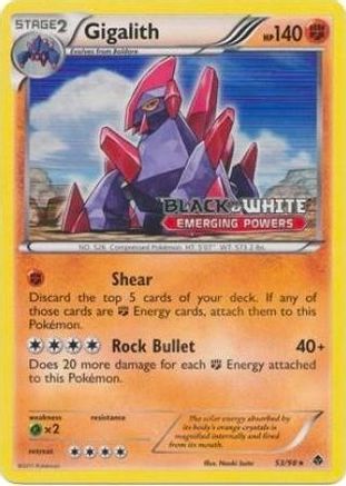 Image of Gigalith 053/98  - Holofoil Black and White Promos - Promo