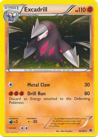Image of Excadrill 056/98  - Holofoil Blister Exclusives - Promo