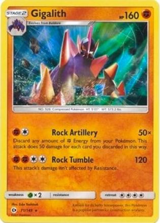 Image of Gigalith 071/149  - Holofoil Blister Exclusives - Promo