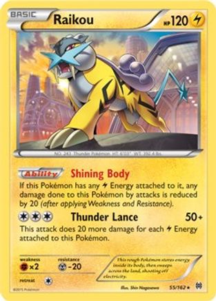 Image of Raikou 055/162  - Holofoil Blister Exclusives - Promo