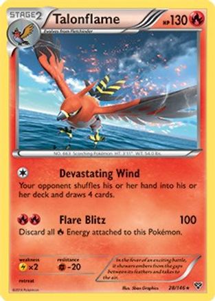 Image of Talonflame 028/146  - Holofoil Blister Exclusives - Promo