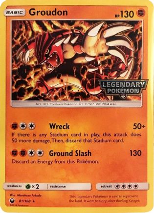 Image of Groudon 081/168  - Holofoil Miscellaneous Cards & Products - Promo
