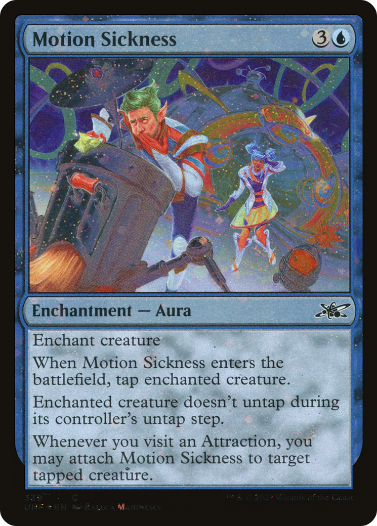 Image of Motion Sickness (Galaxy Foil) (UNF-339) - Unfinity Foil