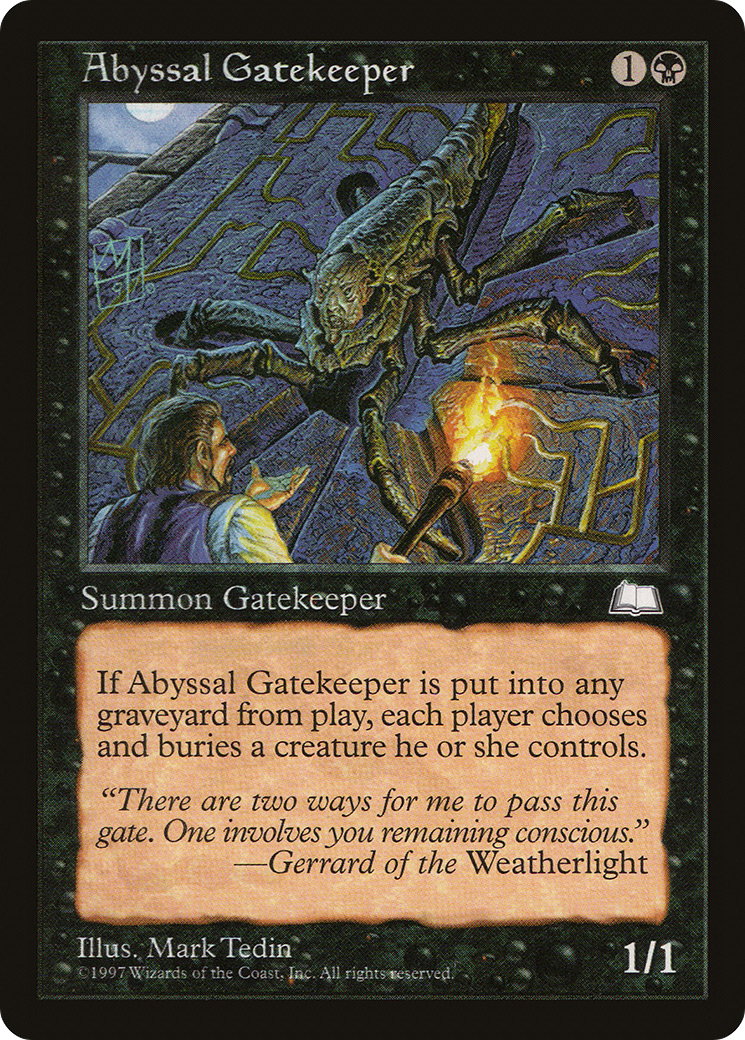 Image of Abyssal Gatekeeper (WTH-) - Weatherlight