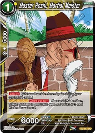 Image of Master Roshi, Martial Meister (TB2-057) - World Martial Arts Tournament Foil