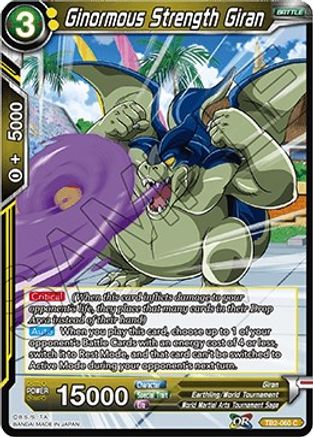 Image of Ginormous Strength Giran (TB2-060) - World Martial Arts Tournament Foil
