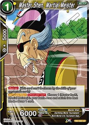 Image of Master Shen, Martial Meister (TB2-063) - World Martial Arts Tournament Foil