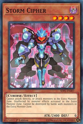 Image of Storm Cipher (SDPL-EN007) - Structure Deck: Powercode Link 1st Edition