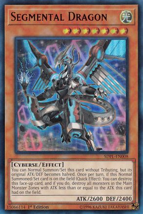 Image of Segmental Dragon (SDPL-EN008) - Structure Deck: Powercode Link 1st Edition