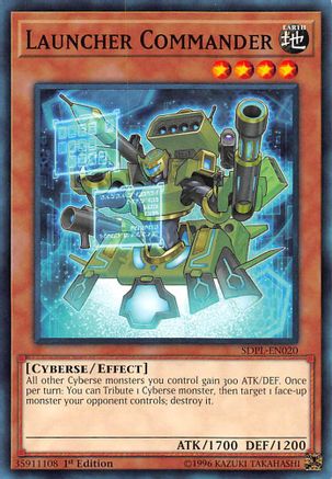 Image of Launcher Commander (SDPL-EN020) - Structure Deck: Powercode Link 1st Edition