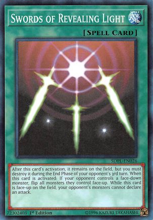 Image of Swords of Revealing Light (SDPL-EN026) - Structure Deck: Powercode Link 1st Edition