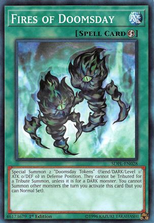 Image of Fires of Doomsday (SDPL-EN028) - Structure Deck: Powercode Link 1st Edition