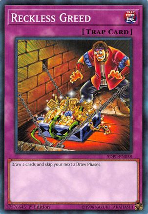 Image of Reckless Greed (SDPL-EN038) - Structure Deck: Powercode Link 1st Edition