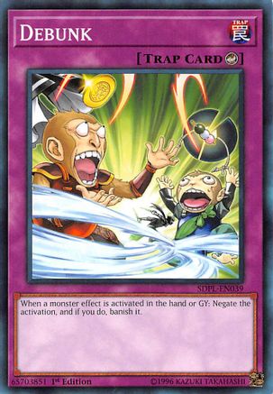 Image of Debunk (SDPL-EN039) - Structure Deck: Powercode Link 1st Edition