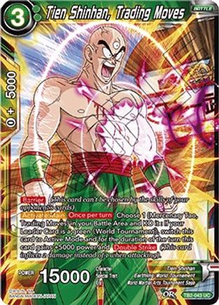 Image of Tien Shinhan, Trading Moves (TB2-043) - World Martial Arts Tournament