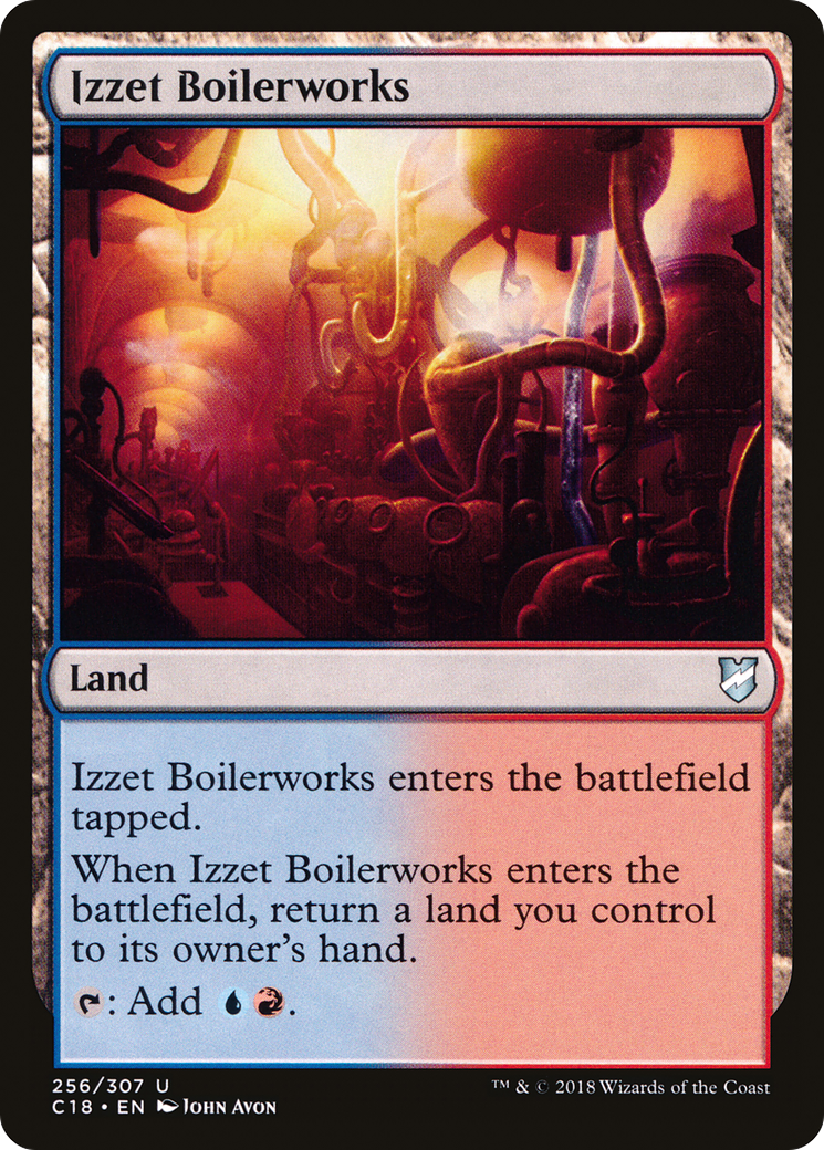 Image of Izzet Boilerworks (C18-256) - Commander 2018