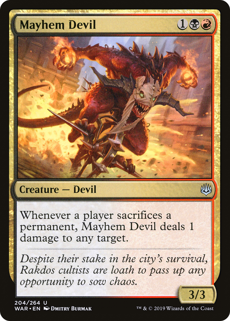 Image of Mayhem Devil (WAR-204) - War of the Spark