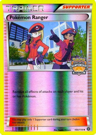 Image of Pokemon Ranger 104/114  - Reverse Holofoil League & Championship Cards - Promo