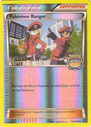 Image of Pokemon Ranger 104/114  - Reverse Holofoil League & Championship Cards - Promo