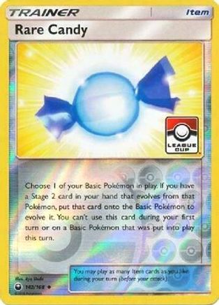 Image of Rare Candy 142/168  - Reverse Holofoil League & Championship Cards - Promo