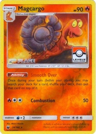 Image of Magcargo 024/168  - Reverse Holofoil League & Championship Cards - Promo
