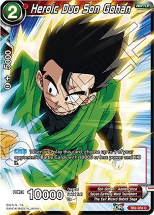 Image of Heroic Duo Son Gohan (TB2-003) - World Martial Arts Tournament