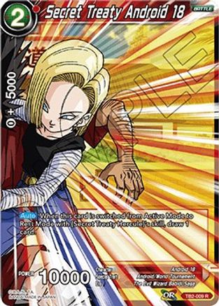 Image of Secret Treaty Android 18 (TB2-009) - World Martial Arts Tournament