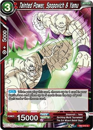 Image of Tainted Power, Spopovich & Yamu (TB2-015) - World Martial Arts Tournament