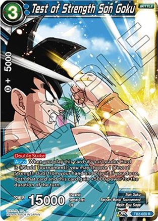 Image of Test of Strength Son Goku (TB2-020) - World Martial Arts Tournament