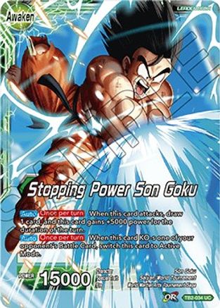 Image of Son Goku // Stopping Power Son Goku (TB2-034) - World Martial Arts Tournament Foil