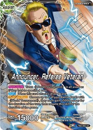 Image of Announcer // Announcer, Referee Veteran (TB2-065) - World Martial Arts Tournament