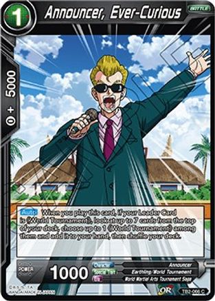 Image of Announcer, Ever-Curious (TB2-066) - World Martial Arts Tournament Foil