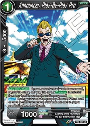 Image of Announcer, Play-By-Play Pro (TB2-067) - World Martial Arts Tournament