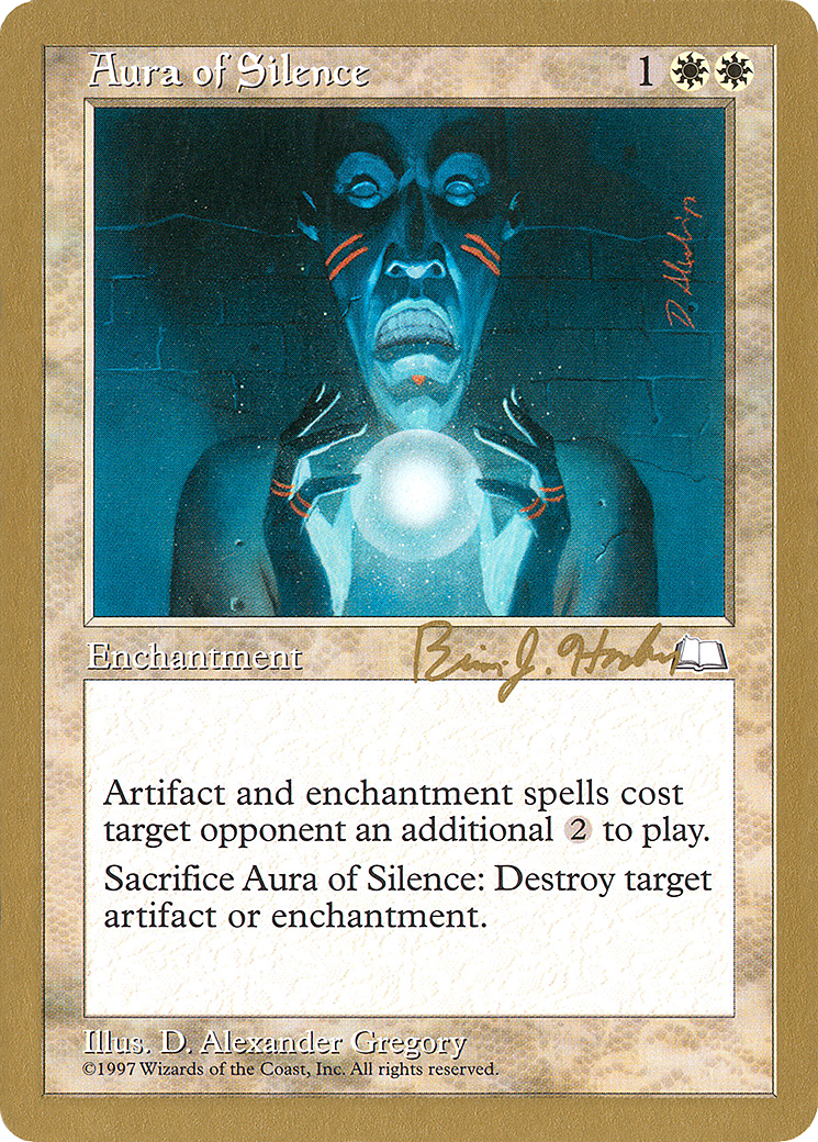 Image of Aura of Silence - 1998 Brian Hacker (WTH) (WCD-) - World Championship Decks 1998