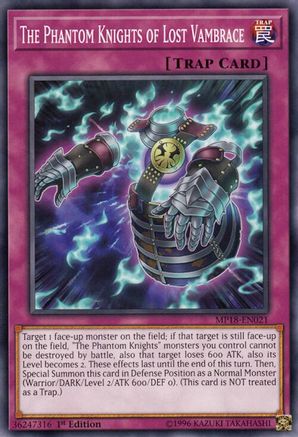 Image of The Phantom Knights of Lost Vambrace (MP18-EN021) - 2018 Mega-Tins Mega Pack 1st Edition